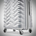 American Tourister Pirouette NXT Hardside Large Checked Luggage with Spinner Wheels Ultramarine